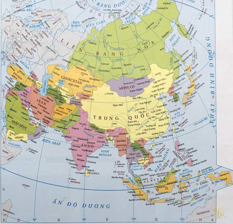 Bản đồ Đông Nam Á & những thông tin liên quan