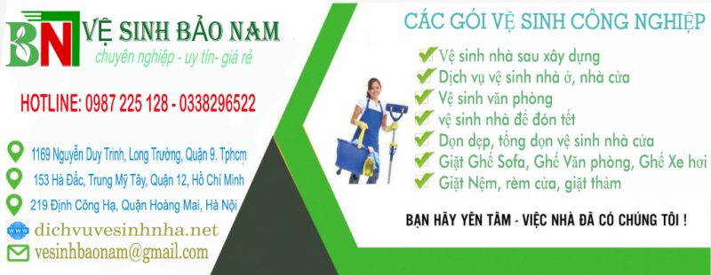 Dịch Vụ Dọn Nhà Bảo Nam